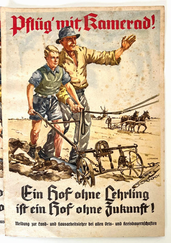 Flugblatt 30er jahre - flugblatt, "pflüg