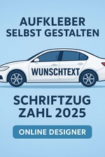 Beschriftung Autoaufkleber