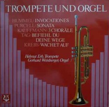 LP Helmut Erb , Gerhard Weinberger Trompete und Orgel NEAR MINT Christophorus