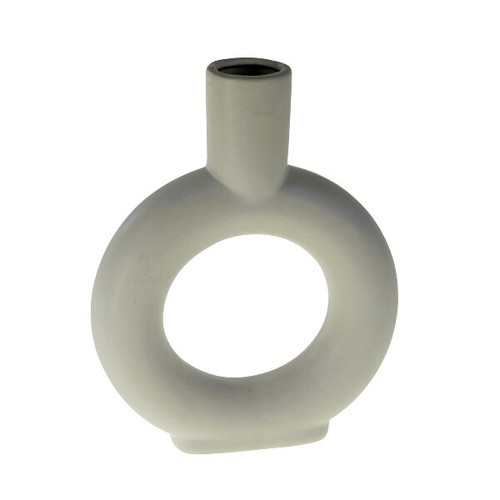 Vase weiß ring kreis - ring,
