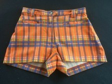 Damen Hotpants Shorts Hennes Collection, karriert, Gr. 34, Vintage