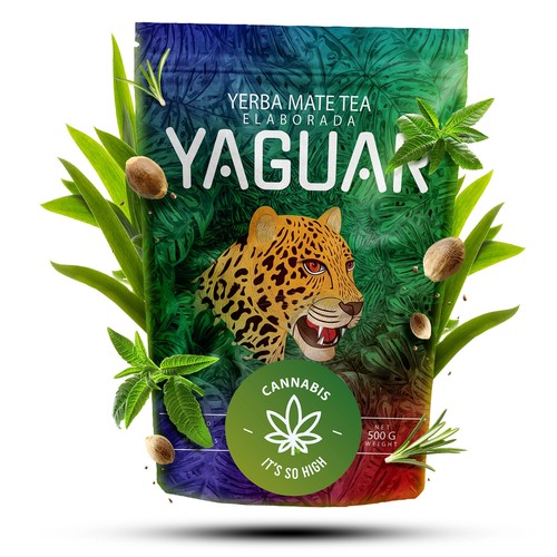 Mate tee yaguar cannabis - tee,