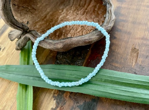 Armband hellblau elastisch - armband,