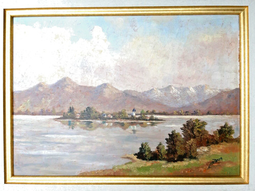 Chiemsee mit fraueninsel - chiemsee,