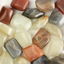 Mondstein Trommelstein Massagestein Frauenstein