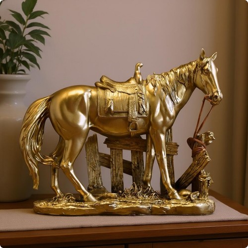 Pferdefigur aus harz - aus,