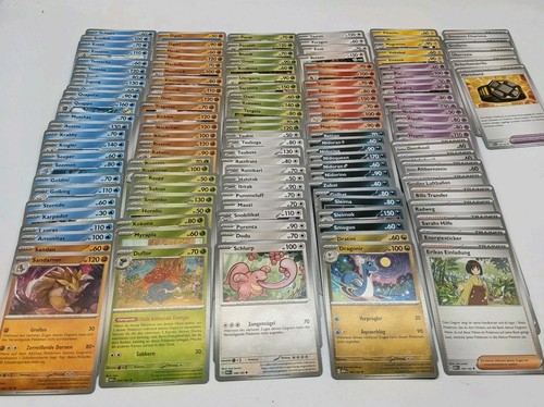 Pokemon 151 komplett - set, c/uc