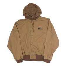 Herren Braun Baumwolle Kapuze