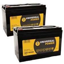 Ersatzakku für Handicare Trophy RW 60Km Scooter 24V 2 x 12V 100Ah