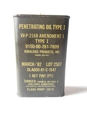 Altes "Penetrating Oil Type I" Kriechöl  Rostlöser aus 1982 Konalrad Products