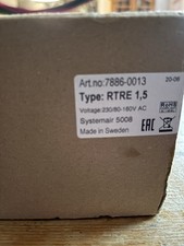 Systemair 5008 Stufenschalter RTRE 1,5, 7886-0013, 5 Stufen Transformator