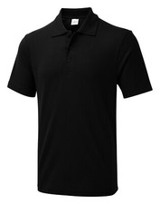 Poloshirt Premium Polo S-8XL schwarz weiche Qualität TOP Verarbeitung