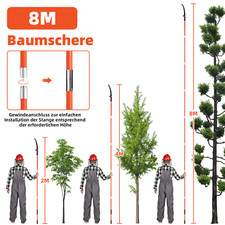 Teleskop Astsäge 8m Profi