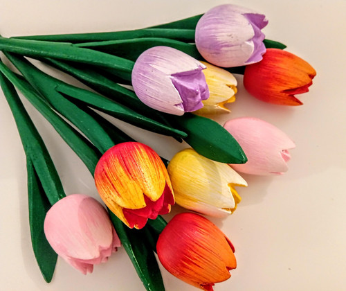 Holland holztulpen strauß - holland,