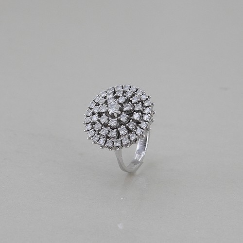 Ring 585 14k weißgold - , 585/14k
