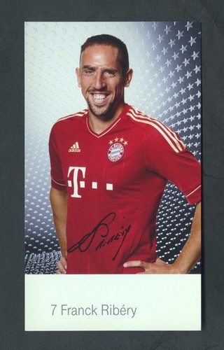 Autogrammkarte frank ribery - frank,