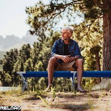 Campingbett aus Stahl klappbar