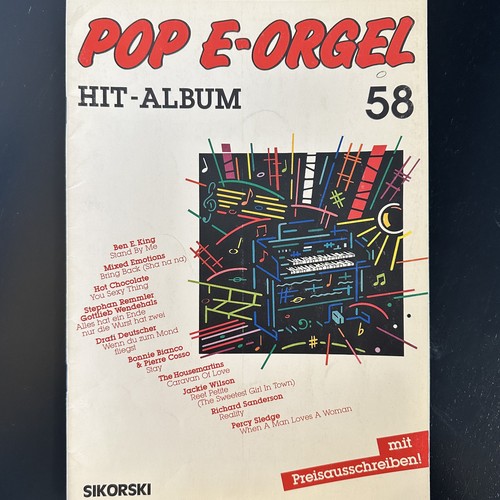 Noten pop orgel - -,