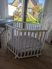 roba Laufgitter 6-eckig mit zusätzlicher dicker Matratze