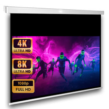 Heimkino Beamer Rollo Leinwand