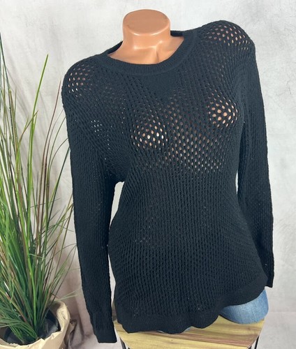 Weicher netz pullover strick - weicher,