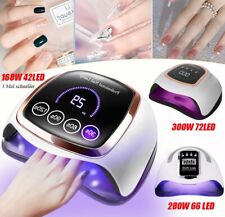 LED UV Nagel Lampe 320W Gel Lichthärtungsgerät Sensor Nageltrockner mit 4 Timer