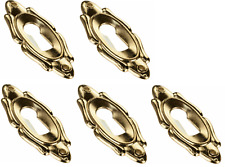 5x Schlüsselschild Messing