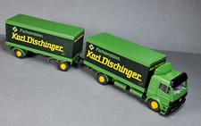 Wiking Mercedes MB Koffer Hängerzug Carl Dirschiner SONDERMODELL FALLER