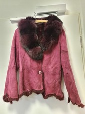 Echt Fell Jacke Eingefärbter