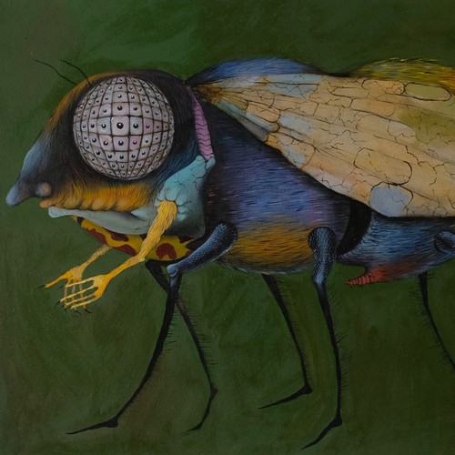 Gemälde metamorphose fliege - gemälde,