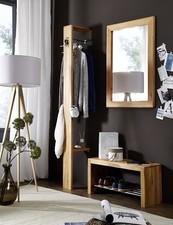 Garderobenkombination 3-tlg. Massivholz Buche geölt Kernbuche massiv NEU OVP!!!