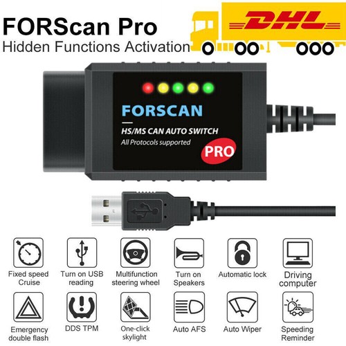 Forscan pro elm327 usb auto - pro,