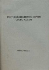 Die  theoretischen Schriften