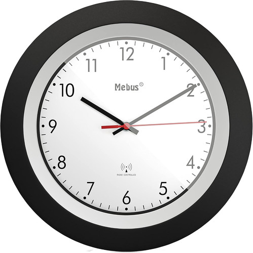 Mebus funk wanduhr klassisches - mebus, funk-wanduhr/klassisches