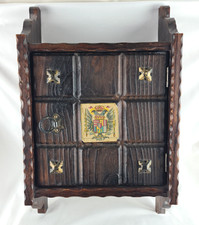 Vintage Holz Pfeifenschrank