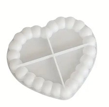 Silikonform Gießform Schale Herz Tablett Mit Blasen