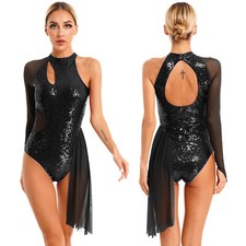 Damen Latein Kleid Ärmellos