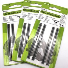 4 Stück HM Hobelmesser 82