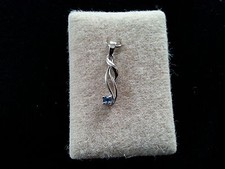 Anhänger Saphir in Silber 835/000