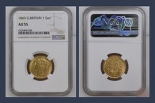 1869 VICTORIA SHEILD BACK GOLD
