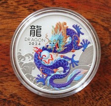 Silber Lunar III 2024 Drache 1