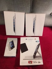 4 Original Verpackungen OVP Box Schachtel Karton Apple Logitech X Peria Leer