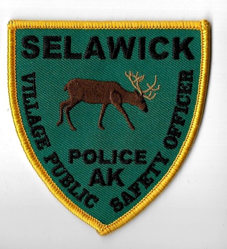 Alaska selawick police patch - selawick,