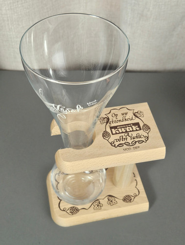 Pauwel kwak belgium bierglas - kwak,