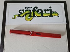 Lamy Safari "M" rot Schulfüller Füllhalter Füller neuwertig