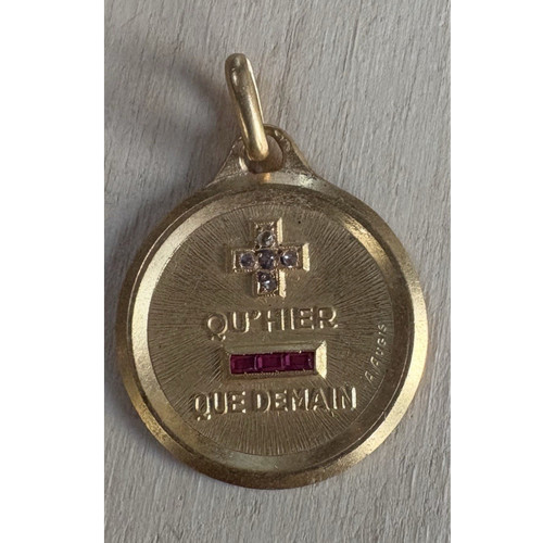 Karat gelbgold anhänger - 18,
