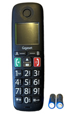 Gigaset E290H Mobilteil schnurloses Telefon große Tasten Seniorentelefon Akkus