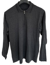 Bogner Herren Lufthansa First Class Half Zip Baumwollmischung Sweatshirt Grau XL