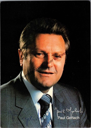 Original autogramm paul - autogramm,