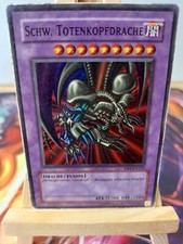 SCHW. TOTENKOPFDRACHE DB1-DE153 Super Rare DE VG YUGIOH